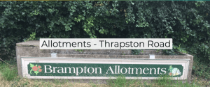 We have two allotment sites - one on Thrapston Road and one on Brampton Park.


Please contact the Assistant Clerk for further details.